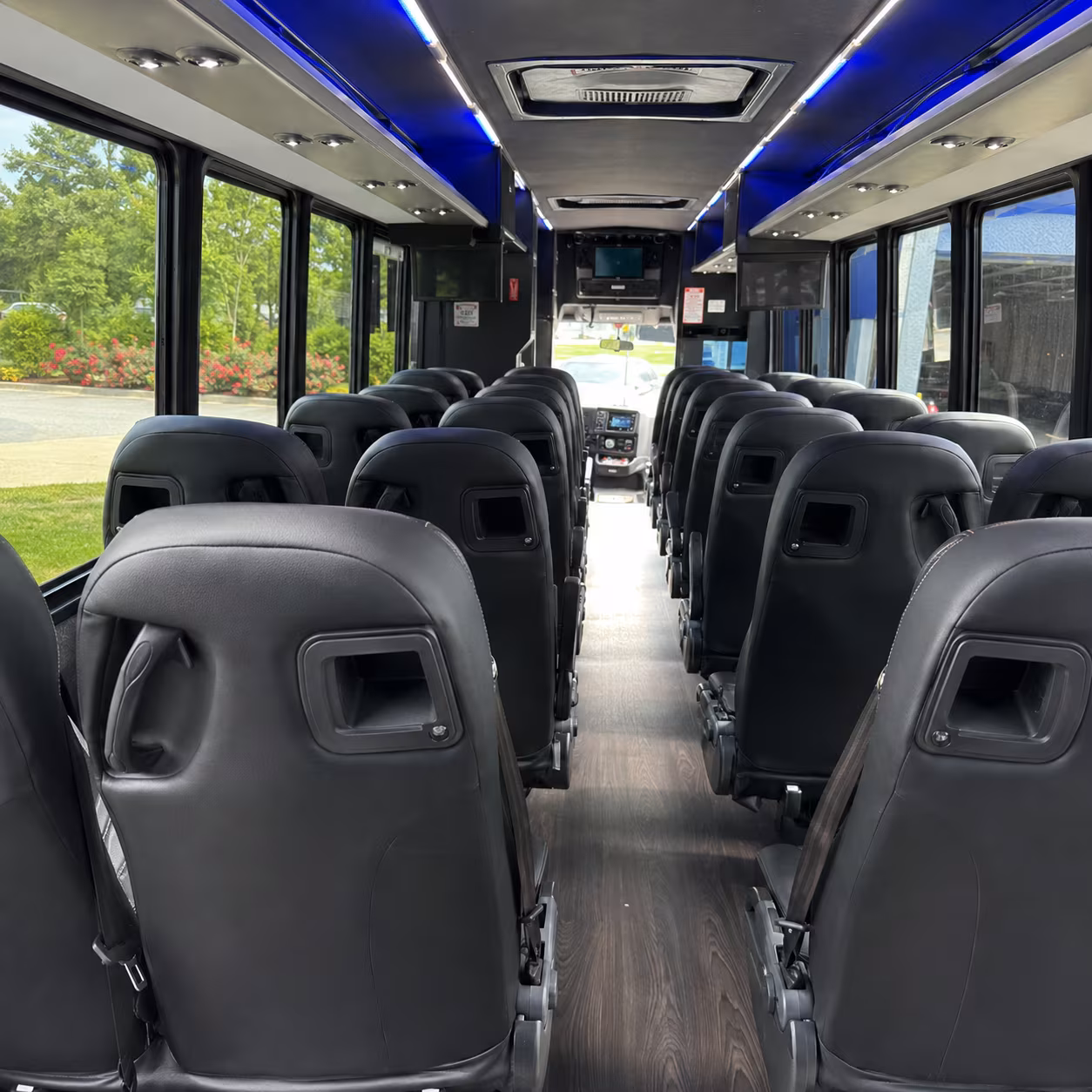 mountain view corporate event transportation onboard seating