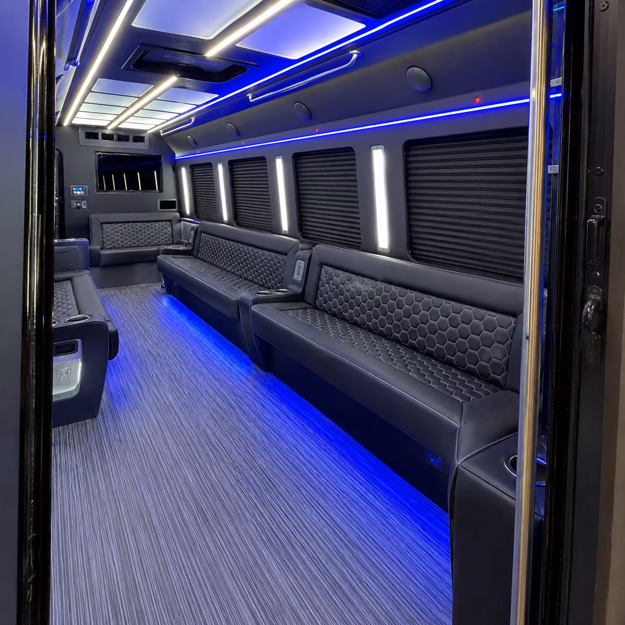 mountain view party bus rentals inside