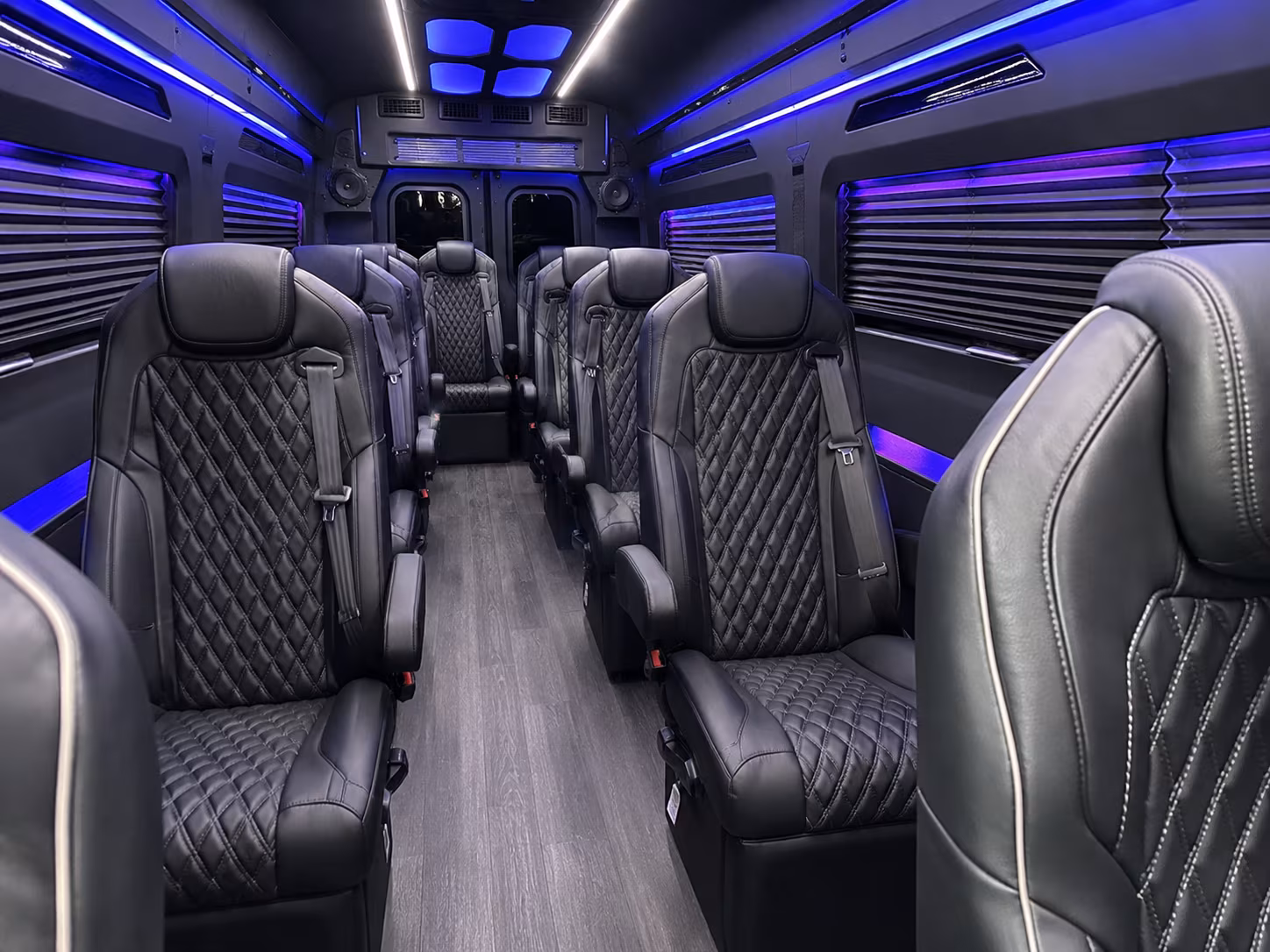 mountain view wedding transportation onboard seating